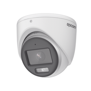 [ColorVu] Turret TURBOHD 3K (5 Megapixel) | Lente 2.8 mm | Micrófono Integrado | Imagen a Color 24|7 | 20 mts Luz Blanca | Exterior IP67 | dWDR | 4 Tecnologías - EPCOM PROFESSIONAL