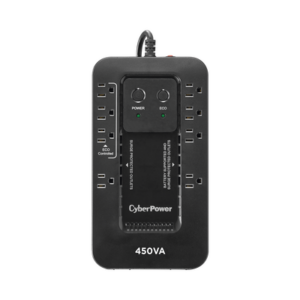 UPS de 450 VA|260 W, Topología Standby con Modo Ahorrador ECO, Entrada 120 Vca NEMA 5-15P, Con 8 Tomas NEMA 5-15R - CYBERPOWER