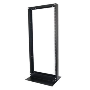 Rack de 2 Postes, Estándar 19", 24 Unidades, Fabricado en Acero, Base "L" para Anclar a Piso. - LINKEDPRO BY EPCOM