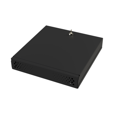 Gabinete Metálico para DVR|NVR. Tamaño Max. de DVR|NVR: 445 x 88 x 400mm (An.xAl.xProf.). Compatible con Fuente SLIM. - EPCOM INDUSTRIAL