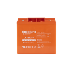 Batería 12 V | 18 Ah | UL | Tecnología AGM | Vida útil promedio de 5 años | Retardante a la Flama | Para uso en equipo electrónico, Alarmas de Intrusión | Incendio| Control de acceso | Video Vigilancia | TermInale - LINKEDPRO BY EPCOM