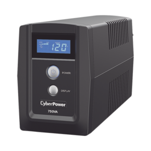 UPS de 750 VA|300 W, Topología Línea Interactiva, Entrada 120 Vca NEMA 5-15P, y 6 Salidas NEMA 5-15R, Con Regulador de Voltaje (AVR) - CYBERPOWER