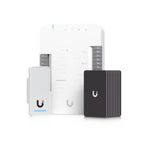 UniFi Access Kit de Inicio Gen 2, Incluye Hub para conexiones, lector NFC y movimiento | 10 tarjetas de acceso | sistema completo para abrir una puerta - UBIQUITI