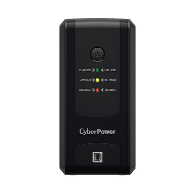 UPS de 1000 VA|500 W, Topología Línea Interactiva, Entrada 120 Vca NEMA 5-15P, y 8 Salidas NEMA 5-15R, Puerto USB, Con Regulador de Voltaje (AVR) - CYBERPOWER