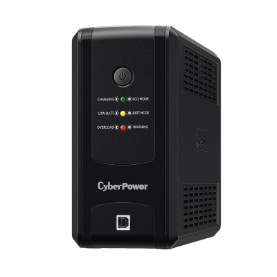 UPS de 750 VA|375 W, Topología Línea Interactiva, Entrada 120 Vca NEMA 5-15P, y 8 Salidas NEMA 5-15R, Puerto USB, Con Regulador de Voltaje (AVR) - CYBERPOWER