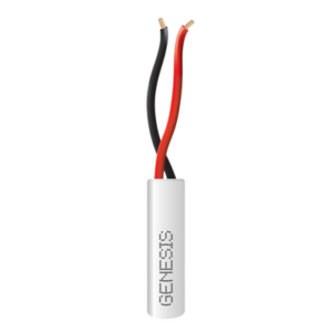 Bobina de 305 Metros (1000 Pies) de Cable | 2 x 22 AWG | Color Blanco | Riser | Para Sistemas de Intrusión y Automatización