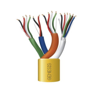 Carrete de Cable de 305 Metros (1000 Pies) | Color Amarillo | Compuesto por 6 x 22 AWG blindado, 4 x 18 AWG, 4 x 22 AWG, y 2 x 22 AWG | Para Aplicaciones en Control de Acceso