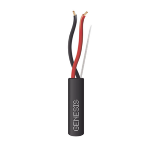 Carrete de Cable 305 Metros (1000 Pies) | 2 x 14 AWG Tipo FPL | Cable Direct Burial | Color Negro | Para Uso en Intemperie | Uso en Aplicaciones en Sistemas de Detección de Incendio y Sistemas de Evacuación