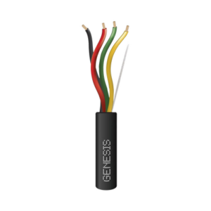 Carrete de Cable 305 Metros (1000 Pies) | 4 x 18 AWG | Cable Direct Burial | Para Uso en Intemperie | Uso en Aplicaciones en Sistemas de Detección de Incendio, Sistemas de Evacuación, Control de Acceso