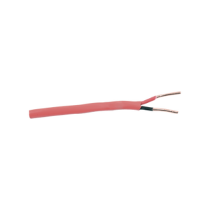 Carrete de Alambre de 305 Metros (1000 Pies) | 2 x 14 AWG | Riser | Tipo FPLR-CL3R | Color Rojo | Para Aplicaciones en Paneles de Detección de Incendio y Sistemas de Evacuación