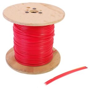 Carrete de Alambre de 305 Metros (1000 Pies) | 2 x 16 AWG | Riser | Tipo ZIP FPLR-CL3R | Para Aplicaciones en Sistemas de Detección de Incendio y Sistemas de Voceo