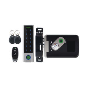 Kit de Cerradura Inteligente | Incluye Teclado y Control Remoto | Soporta Huella, Tarjeta y Contraseña | Teclado Metálico IP65