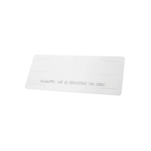 UHF TAG Adherible Tipo Etiqueta | EPC GEN 2 | Se Adhiere al Cristal del Vehículo | Compatible con Lectoras de Largo Alcance PRO12RF