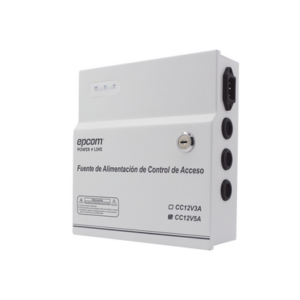 Fuente de Poder | 1 Salida 11-15 Vcc | 5 A | Temporizador Integrado | Con Capacidad de Batería de Respaldo | Requiere Batería | Aplicaciones en sistemas de control de Acceso