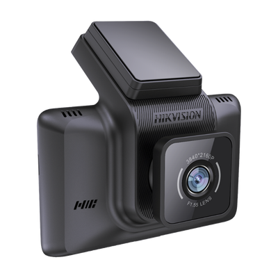 Cámara de Tablero | Cámara Frontal de 4 Megapixel (2K) y Trasera de 2 Megapixel (1080p) | Entrada de alarma para cambio a cámara de reversa | H.265 | Pantalla Táctil 3" | WiFi | G-Sensor | Micrófono y Bocina Integr