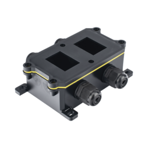 Caja de Plástico ABS|PA66 para Interruptores AccessPRO | Compatible con los Interruptores APB-0 Series | IP65 | 4 Puertos de Conexión