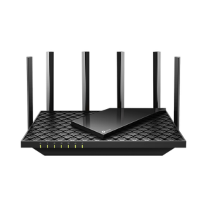 Router WiFi 6 Doble Banda | AX5400 MU-MIMO 4X4 y OFDMA | 1 puerto WAN 10|100|1000 Mbps | 4 puertos LAN 10|100|1000 Mbps | 1 puerto USB 3.0 | 6 potentes antenas | Administración App (Tether) o Página web | Protección HomeShield