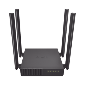 Router Inalámbrico doble banda AC, 2.4 GHz y 5 GHz Hasta 1200 Mbps, 4 antenas externas omnidireccional, 4 Puertos LAN 10|100 Mbps, 1 Puerto WAN 10|100 Mbps, Versión 6