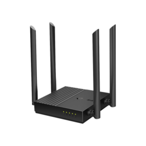 Router Inalámbrico AC 1200 | Doble Banda MU-MIMO | 1 puerto WAN 10|100|1000 Mbps | 4 puertos LAN 10|100|1000 Mbps | Compatible con EasyMesh | Administración Web o App Tether
