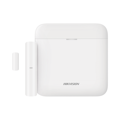 (AX PRO) KIT de Alarma AX PRO | Incluye: 1 Hub con batería de respaldo | 1 Contacto Magnético | Wi-Fi | Compatible con Hik-Connect P2P