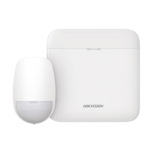 (AX PRO) KIT de Alarma AX PRO | Incluye: 1 Hub con batería de respaldo | 1 Sensor PIR | Wi-Fi | Compatible con Hik-Connect P2P