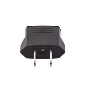 Adaptador de enchufe europea a americano, Calidad PREMIUM @ 6 A ; 110 - 250 Vca