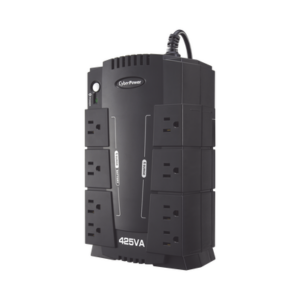 UPS de 425 VA|255 W, Topología Standby, Entrada 120 Vca NEMA 5-15P, Tipo Gabinete Compacto, Con 8 Tomas NEMA 5-15R