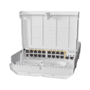 (netPower 16P) Switch administrable Sistema Operativo Dual, 16 puertos c|PoE, 2 puertos 10G SFP+ para Exterior