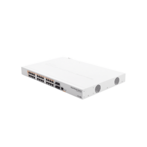 CRS328-24P-4S+RM - 24 port Gigabit Ethernet router|switch with four 10Gbps SFP+