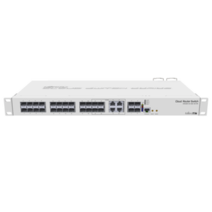 (CRS328-4C-20S-4S+RM) Cloud Router Switch Administrable L3, 4 puertos combo TP|SFP, 20 Puertos SFP, 4 Puertos SFP+