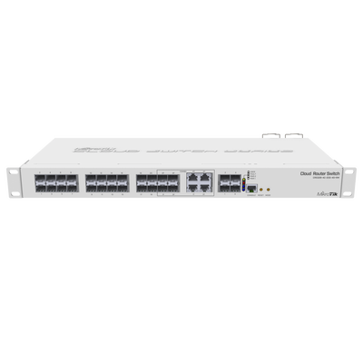 (CRS328-4C-20S-4S+RM) Cloud Router Switch Administrable L3, 4 puertos combo TP|SFP, 20 Puertos SFP, 4 Puertos SFP+