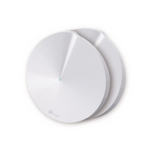 Kit 2 Routers Inalámbricos MESH Interior para Hogar | Doble Banda Wi-Fi 5 AC1300 Mbps | 2 Puerto Gigabit WAN|LAN | 4 Antenas Internas | Administración Mediante la App Deco (iOS, Android) | Protección HomeCare