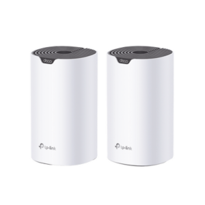 Kit 2 Routers Inalámbricos MESH Interior para Hogar | Doble Banda Wi-Fi 5 AC1900 Mbps | 3 Puerto Gigabit WAN|LAN | 3 Antenas Internas | Administración Mediante la App Deco (iOS, Android)