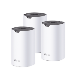 Kit 3 Routers Inalámbricos MESH Interior para Hogar | Doble Banda Wi-Fi 5 AC1900 Mbps | 3 Puerto Gigabit WAN|LAN | 3 Antenas Internas | Administración Mediante la App Deco (iOS, Android)