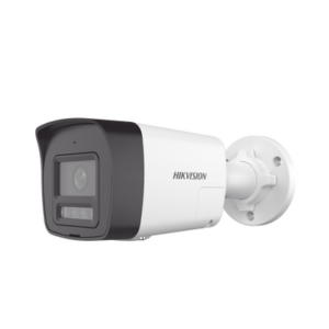 [PROTECCIÓN ACTIVA] Bala IP 4 Megapixel | Lente 2.8 mm | Dual Light (30 mts IR + 20 mts Luz Blanca) | Audio de Dos Vías | Luz Intermitente y Alerta de Audio | Micrófono Integrado | ACUSENSE Lite | Exterior IP67 | H.265 | PoE
