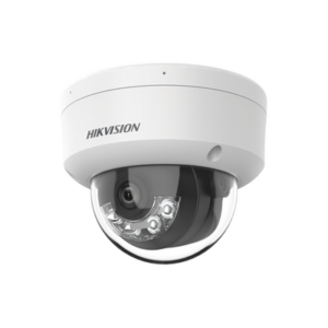 [Dual Light] Domo IP 6 Megapixel | Lente 2.8 mm | 30 mts IR + 30 mts Luz Blanca | Micrófono Integrado | Antivandálico IK08 | ACUSENSE Lite | Exterior IP67 | H.265 | PoE | ONVIF | Micro SD