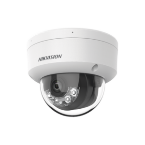 [Dual Light] Domo IP 8 Megapixel (4K) | Lente 2.8 mm | 30 mts IR + 30 mts Luz Blanca | Micrófono Integrado | Antivandálico IK08 | ACUSENSE Lite | Exterior IP67 | H.265 | PoE | Micro SD
