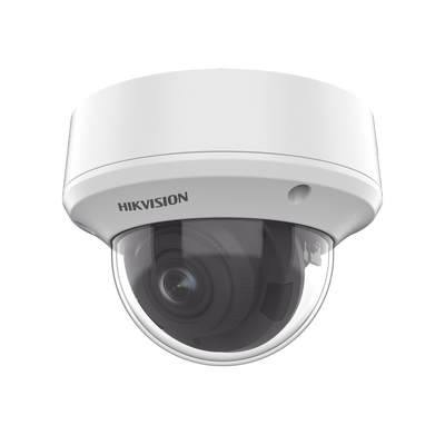 Domo TURBOHD 5 Megapixel | Lente Motorizado 2.7 - 13.5 mm | IR EXIR 40 mts | TVI-AHD-CVI-CVBS | IK10 | IP67 | dWDR | 12 Vcc | 24 VCA