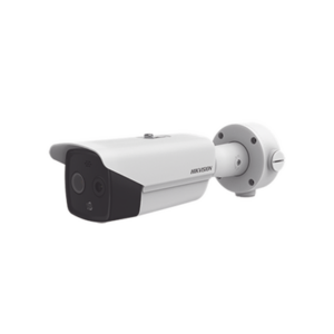 Cámara Bala IP Termográfica | Medición de Temperatura -20°C a 150°C | Alta Resolución Térmica 160 x 120 | Alarma por Excepción de Temperatura | Análisis de Video (VCA) | Óptica 5 MP | IP67