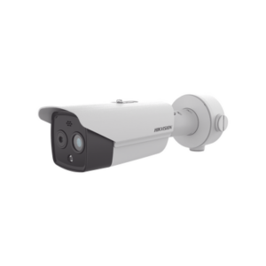 Cámara Bala IP Térmica y Óptica Biespectral | Análisis de Video (VCA) para Protección Perimetral | Medición de Temperatura -20°C a 150°C | Teleobjetivo Térmico 9.7mm | Térmica 256 x 192