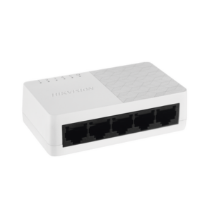 Switch No Administrable de 5 Puertos para Escritorio | Fast Ethernet 10 | 100 Mbps | Diseño Compacto y Estetico