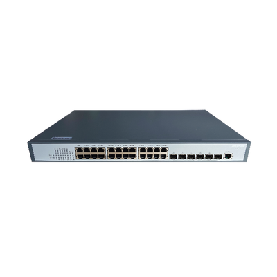 Switch Core Gigabit | Administrable Capa 3 | 24 Puertos 1000 Mbps | 6 Puertos SFP+ 10 G de Uplink | IGMP | VLAN | GRMP
