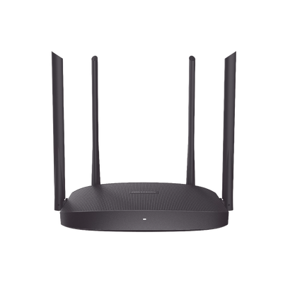 Router Inalámbrico WISP | Hasta 1200 Mbps | Doble Banda AC (2.4 GHz y 5 GHz) | 3 Puertos LAN 10|100 Mbps + 1 Puerto WAN 10|100 Mbps | 4 Antenas Externas Omnidireccional de 5 dBi | Interior