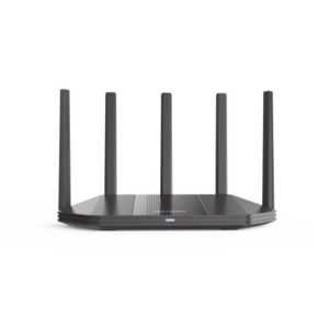 Router Inalámbrico | Wifi 6 | Hasta 3000 Mbps | MESH | Doble Banda AC (2.4 GHz y 5 GHz) | 4 Puertos 1000 Mbps | 5 Antenas Omnidireccional | Interior | Beamforming Optimizado | Administración Gratuita desde la Nube