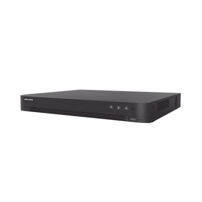 DVR 32 Canales TurboHD + 2 Canales IP | 2 Megapixel (1080p) Lite | Acusense (Evita Falsas Alarmas) | Audio por Coaxitron | H.265+ | Salida de Video en Full HD