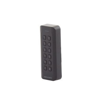 Lector de Tarjetas PROX EM y Contraseñas | Exterior IP65 | Wiegand | Compatible con Cualquier Panel | PERFIL DELGADO y ESTETICO | Indicador LED