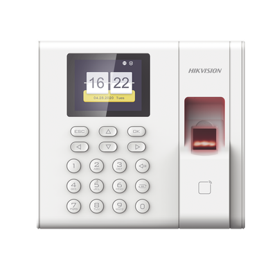 Checador de Huella con Batería de Respaldo | Reportes por USB | 1,000 Usuarios | 1000 Huellas | 100,000 Registros | Lector de Tarjetas EM | Uso con iVMS-4200.