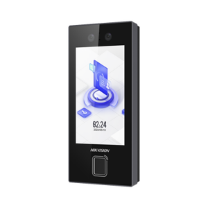 Terminal Facial Min Moe con LECTOR DE HUELLAS y Tarjetas PROX EM | 3000 Rostros | 3000 Huellas | Pantalla 4.5" | Administrable en la Nube con HikConnect Teams | Exterior IP65 | PoE | WiFi | HIK-IA | SIP Estandar