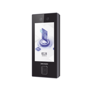 Terminal Facial Min Moe con LECTOR DE QRs FISICO Ultra Rápido y Tarjetas MIFARE | 3000 Rostros | Pantalla 4.5" | Administrable en la Nube con HikConnect Teams | Exterior IP65 | PoE | WiFi | HIK-IA | SIP Estandar