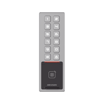 Teclado Exterior WiFi Antivandálico IP65 & IK08 | Administrable en la Nube | Alta y Baja de Passwords Remotamente con Horarios | Acceso por PIN, Tarjeta MIFARE, Huella y Tarjeta Virtual Bluetooth